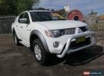 2008 Mitsubishi Triton ML MY08 GLX-R White Manual 5sp M 4D UTILITY for Sale