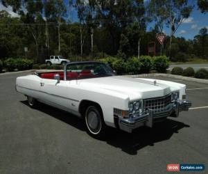 Classic 1973 Cadillac Eldorado White Automatic A Coupe for Sale