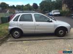 2004 VAUXHALL CORSA DESIGN 16V SILVER for Sale