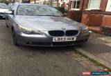 Classic 2003 BMW 520I SE GREY spares or repairs car non runner. for Sale