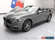 2016 Ford Mustang ECOBOOST PREM CONVERTIBLE LEATHER for Sale