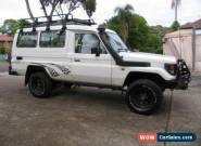 2000 Toyota Landcruiser HZJ78R RV (4x4) White Manual 5sp M TroopCarrier for Sale