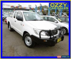 Classic 2013 Toyota Hilux GGN15R MY12 SR Glacier White Automatic 5sp A Extracab for Sale