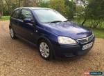 2005 VAUXHALL CORSA SXI TWINPORT BLUE 1 FAMILY OWNER FROM NEW MOT UNTIL JUNE 16 for Sale