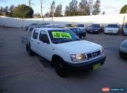 1999 Nissan Navara D22 Series 2 DX (4x2) White Manual 5sp M Dual Cab Pick-up for Sale