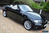 Classic STUNNING 2009 BMW 123D M SPORT CONVERTIBLE MANUAL BLACK for Sale