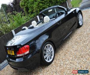 Classic STUNNING 2009 BMW 123D M SPORT CONVERTIBLE MANUAL BLACK for Sale