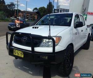 Classic 2007 Toyota Hilux KUN16R 07 Upgrade SR White Manual 5sp M Dual Cab Pick-up for Sale