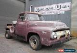 Classic 1954 FORD F100 LHD Y BLOCK MANUAL TRANS CLEAN  PROJECT TRUCK  for Sale