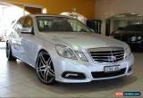 Classic 2010 Mercedes-Benz E250 W212 BlueEFFICIENCY Avantgarde Iridium Silver Automatic for Sale