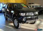 2013 Mitsubishi Triton MN MY13 GL-R Black Manual M Dual Cab Utility for Sale