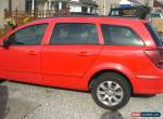 2005 VAUXHALL ASTRA CLUB CDTI RED 1.7 cc for Sale