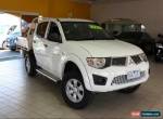 2012 Mitsubishi Triton MN MY12 GL-R White Manual M Dual Cab for Sale