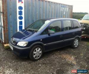 Classic 2004 VAUXHALL ZAFIRA 16V CLUB BLUE spares repair  for Sale