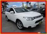 2013 Mitsubishi Outlander ZJ MY13 ES White Automatic 6sp A Wagon for Sale