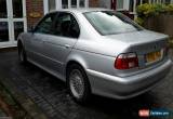 Classic 2001 BMW 520I SE AUTO SILVER PETROL  - parts or repairs Runs with mot for Sale