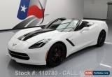 Classic 2014 Chevrolet Corvette Stingray Convertible 2-Door for Sale