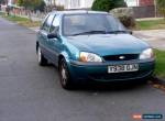2001 FORD FIESTA FLIGHT GREEN 6 MONTHS MOT 69000 MILES SPARES OR REPAIR for Sale