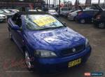 2001 Holden Astra TS Convertible Blue Automatic 4sp A Convertible for Sale
