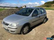 2003 vauxhall corsa 1.2 5 door in silver full mot  for Sale