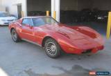 Classic 1977 Model CORVETTE STINGRAY RIGHT HAND DRIVE T-TOP COUPE for Sale