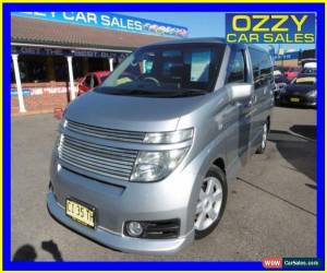 Classic 2003 Nissan Elgrand HIGHWAY STAR Silver Automatic A Mini Bus for Sale