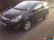 2013 VAUXHALL CORSA SXI AC BLACK for Sale