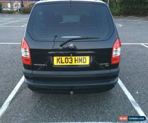 Classic 2003 VAUXHALL ZAFIRA DESIGN 16V BLACK for Sale