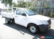 2009 Toyota Hilux TGN16R 09 Upgrade Workmate White Automatic 4sp A Cab Chassis for Sale