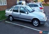 Classic Ford Sierra 1.6 Azura Silver. 1992 With MOT - June 2017 Stainless Exhaust for Sale