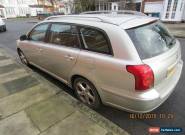 2005 TOYOTA AVENSIS TSPIRIT D-4D SILVER SPARES OR REPAIR DAMAGED RUNNER QUICK for Sale