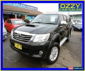 Classic 2012 Toyota Hilux KUN26R MY12 SR5 (4x4) Black Manual 5sp M Dual Cab Pick-up for Sale