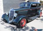 1934 Ford Chopped Tudor Chopped Sedan for Sale