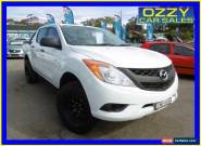 2012 Mazda BT-50 XT (4x4) White Manual 6sp M Dual Cab Utility for Sale