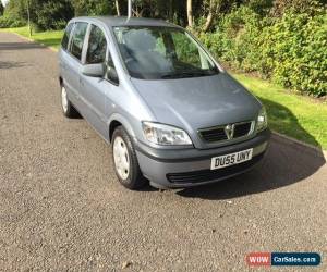 Classic 2005 VAUXHALL ZAFIRA LIFE SILVER 1.6 16v 81000 miles 8 months mot drive great  for Sale