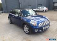 2008 Mini Cooper D / Blue / Diesel / 1.6 Low Mileage / ??20 Tax P/A for Sale