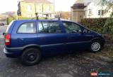 Classic 2002 VAUXHALL ZAFIRA 16V CLUB BLUE for Sale