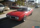 Classic 1967 Pontiac Firebird 3.8 Convertible for Sale