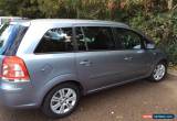 Classic 2009 VAUXHALL ZAFIRA ACTIVE PLUS SILVER for Sale