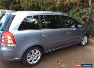 2009 VAUXHALL ZAFIRA ACTIVE PLUS SILVER for Sale