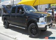 2004 Ford F250 RN XLT (4x4) Black Automatic 4sp A Crewcab for Sale