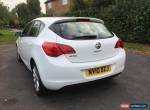 2010 Vauxhall Astra Exclusive, White 1.4 Petrol for Sale