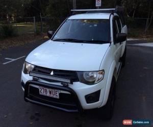 Classic 2013 Mitsubishi Triton MN MY13 GLX (4x4) White Manual 5sp M for Sale