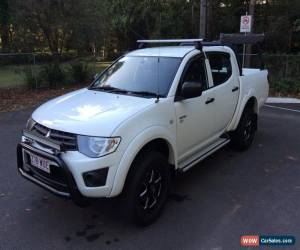 Classic 2013 Mitsubishi Triton MN MY13 GLX (4x4) White Manual 5sp M for Sale