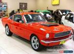 1965 Ford Mustang 289C.I. V8 FASTBACK Red Manual M for Sale