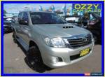 2012 Toyota Hilux KUN26R MY12 SR (4x4) Silver Automatic 4sp A Dual Cab Pick-up for Sale