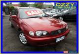 Classic 2001 Toyota Corolla ZZE122R Ascent Maroon Manual 5sp M Sedan for Sale