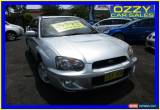 Classic 2004 Subaru Impreza MY04 RS (AWD) Silver Manual 5sp M Sedan for Sale