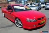 Classic 2002 Holden Commodore VY SS Red Manual 6sp M Utility for Sale