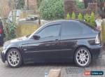 2001 BMW 316TI SE COMPACT BLACK ( CAT D ) for Sale